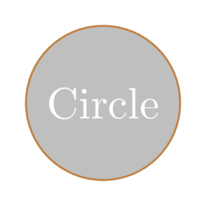 TikZ shapes: Circle TikZBlog