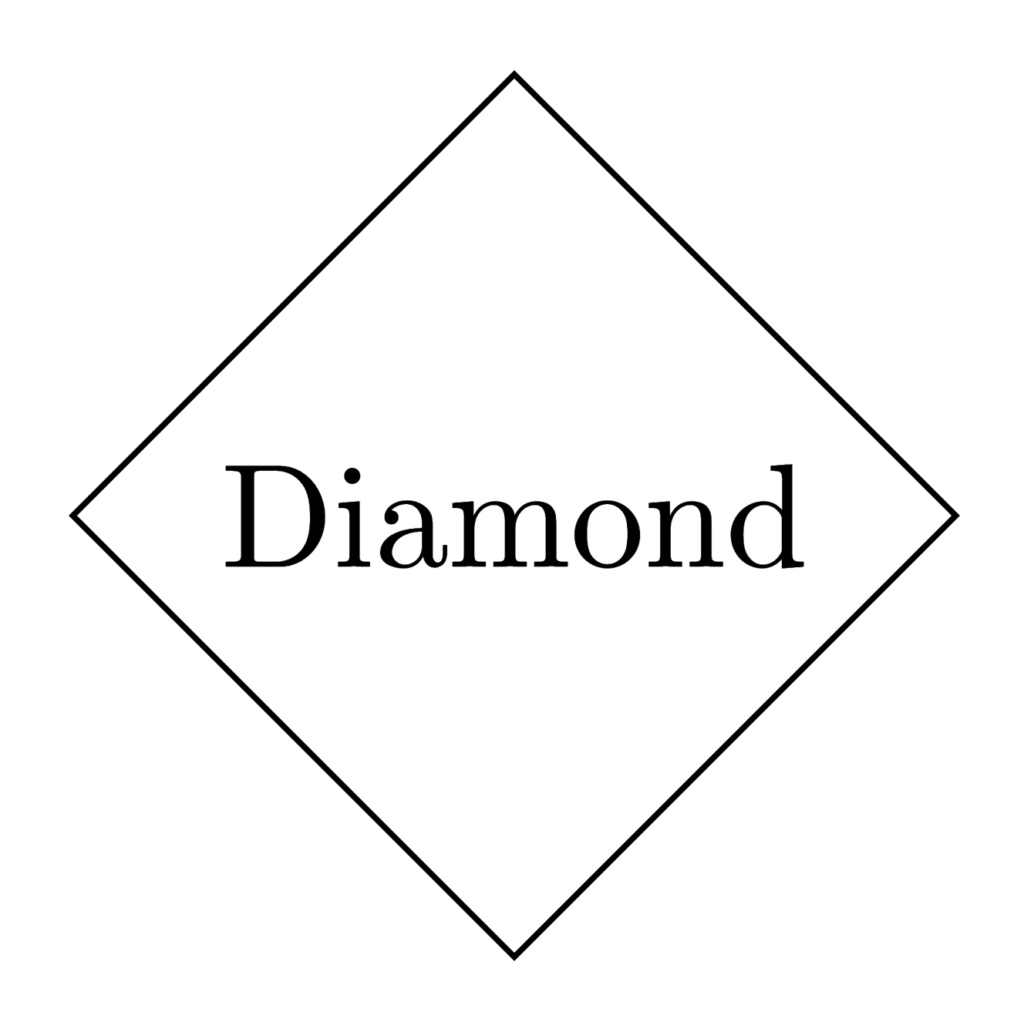 TikZ Shape: Diamond - TikZBlog