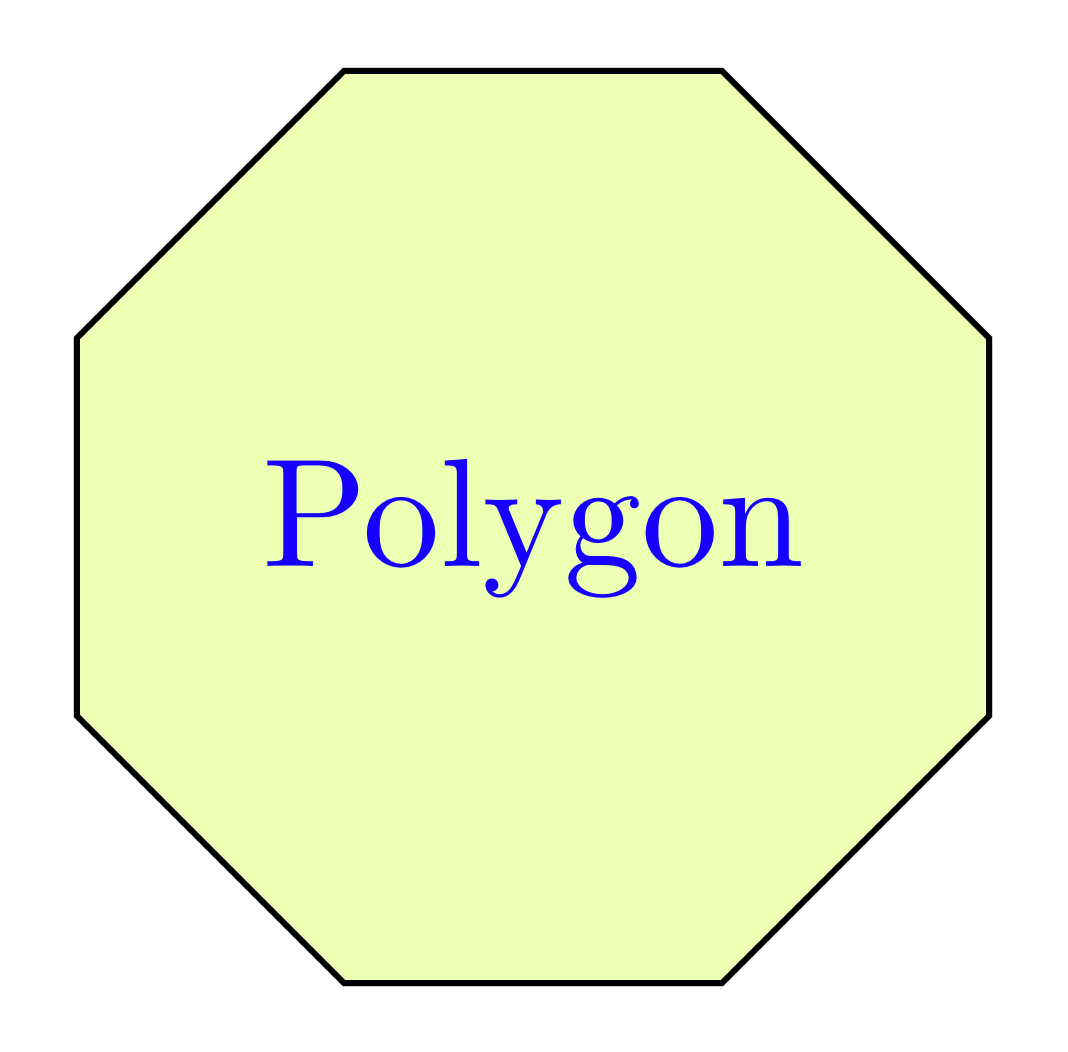 Fill color polygon shape TikZ